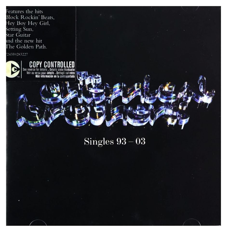 THE CHEMICAL BROTHERS - SINGLES 93-03 (2003) - CD REISSUE COPY PROTECTED EDITION / JEWEL CASE AMBALAJINDA SIFIR