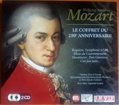 WOLFGANG AMADEUS MOZART - LE COFFRET DU 250E ANNIVERSAIRE / REQUIEM, SYMPHONIE NO 40, MESSE DU COURONNEMENT, OVERTURES: DON GIOVANNI (2005) BRILLIANT CLASSICS 2CD 2.EL