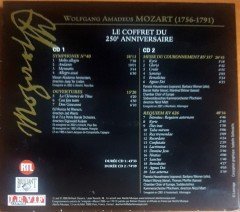 WOLFGANG AMADEUS MOZART - LE COFFRET DU 250E ANNIVERSAIRE / REQUIEM, SYMPHONIE NO 40, MESSE DU COURONNEMENT, OVERTURES: DON GIOVANNI (2005) BRILLIANT CLASSICS 2CD 2.EL