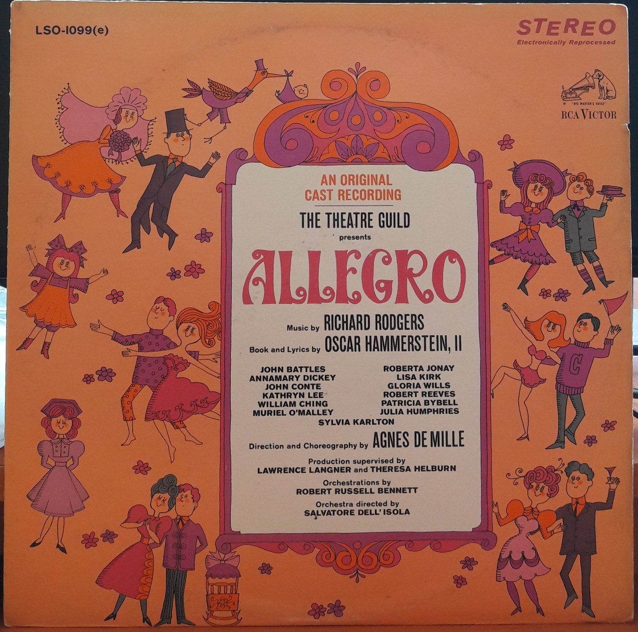 ALLEGRO - AN ORIGINAL CAST RECORDING - LP 2.EL PLAK