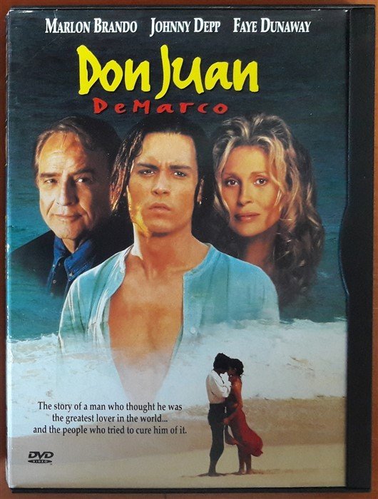 DON JUAN DeMARCO - MARLON BRANDO - JOHNNY DEPP - FAYE DUNAWAY - SNAPCASE DVD 2.EL 1. BÖLGE TR ALTYAZI YOKTUR