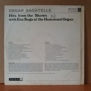 ORGAN BAGATELLE / ENA BAGA (1968) - LP 2.EL PLAK