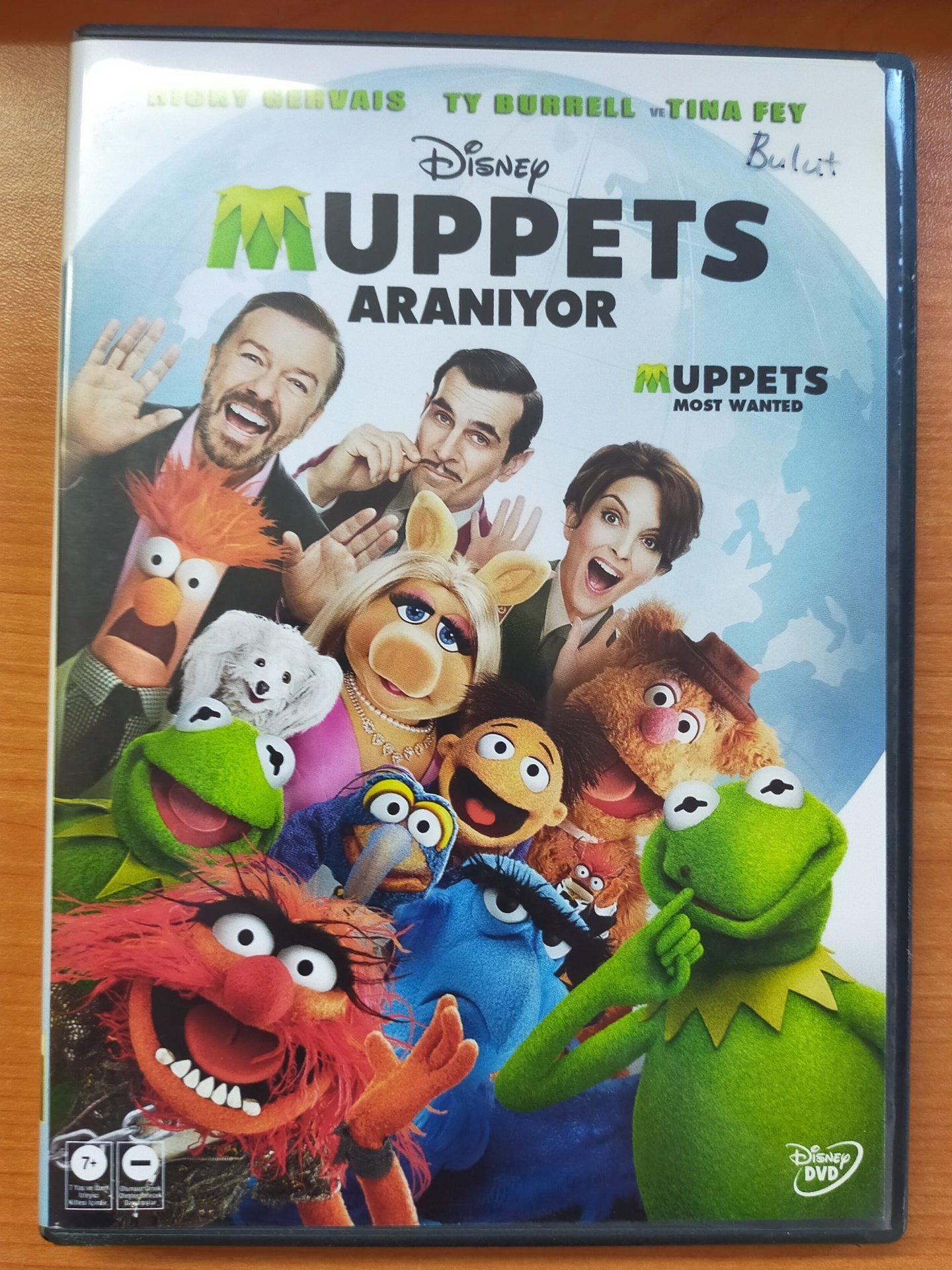 MUPPETS MOST WANTED - MUPPETS ARANIYOR - RICKY GERVAIS - DVD 2.EL