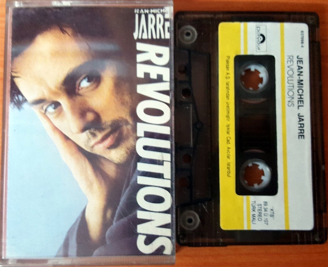 JEAN MICHEL JARRE - REVOLUTIONS (1989) PLAKSAN CASSETTE MADE IN TURKEY ''USED''