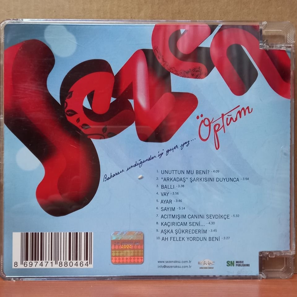 SEZEN – ÖPTÜM / BAKARSIN UMDUĞUNDAN İYİ GEÇER YAZ (2011) - CD 2.EL