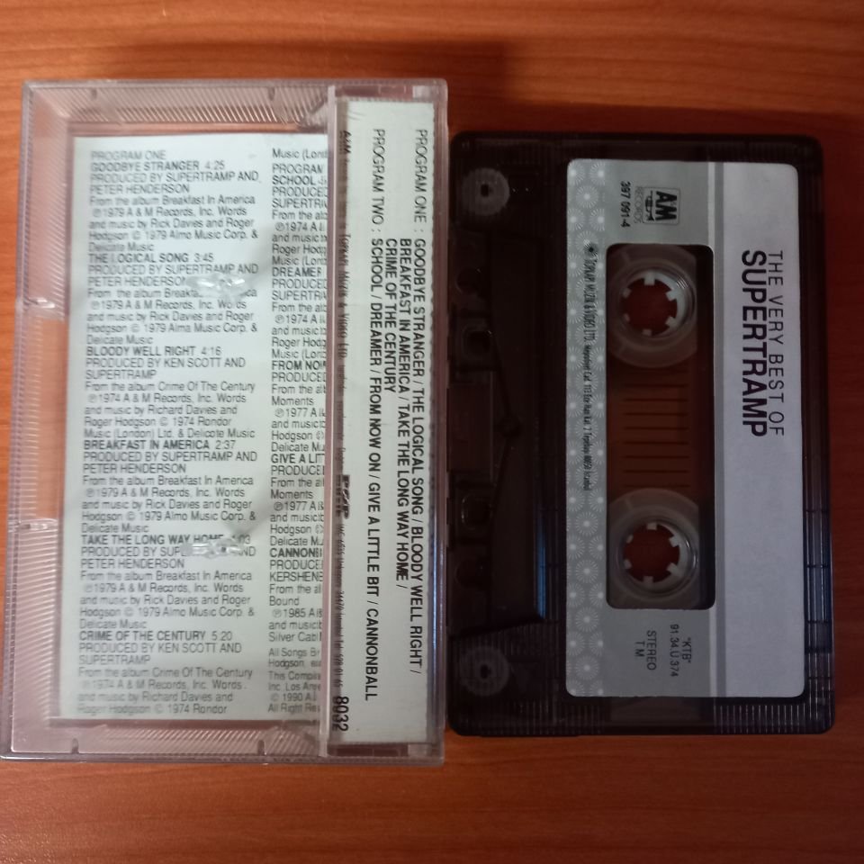 SUPERTRAMP - THE VERY BEST OF SUPERTRAMP (1991) - KASET 2.EL