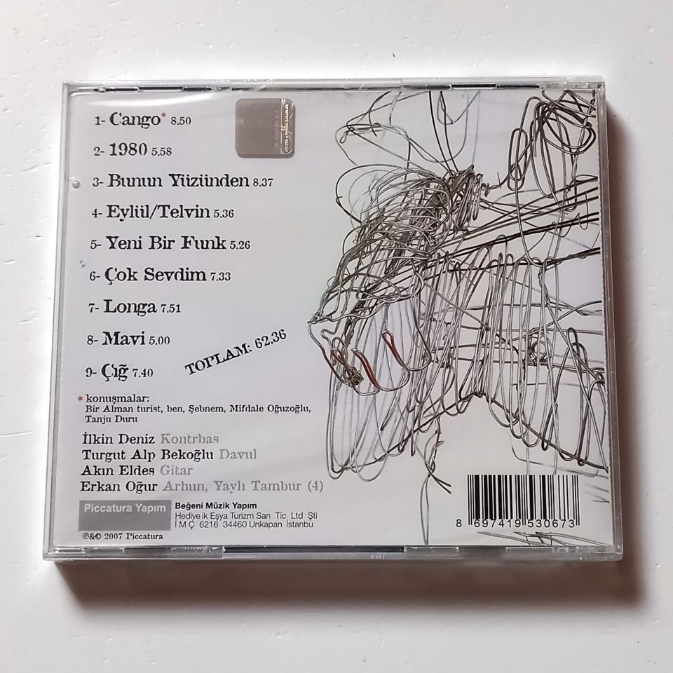 AKIN ELDES - CANGO (2007) - CD  SIFIR