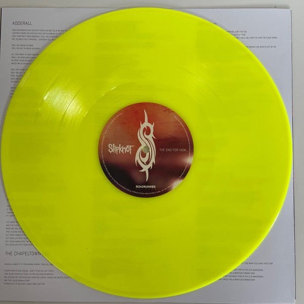 SLIPKNOT - THE END SO FAR (2022) - 2LP 45RPM 2022 NEON YELLOW COLOURED EDITION SIFIR PLAK