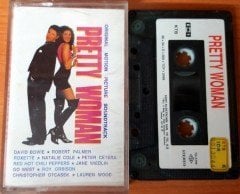 PRETTY WOMAN - SOUNDTRACK DAVID BOWIE ROBERT PALMER ROXETTE RHCP (1990) KENT CASSETTE MADE IN TURKEY ''USED'' PAPER LABEL