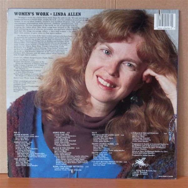 LINDA ALLEN – WOMEN'S WORK (1988) - LP 2.EL PLAK
