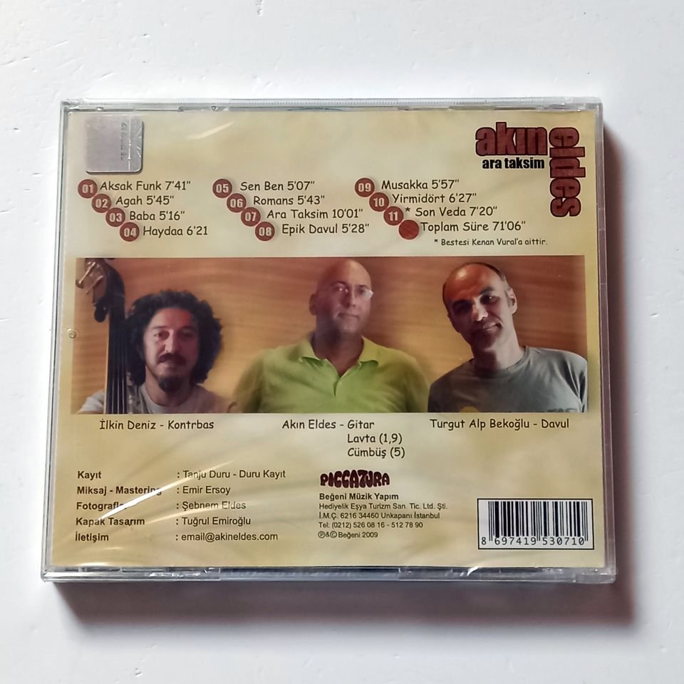 AKIN ELDES - ARA TAKSİM (2009) - CD  SIFIR