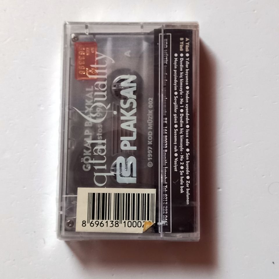 GÖKALP BAYKAL - AĞUSTOS 1996 (1997)  - KASET SIFIR