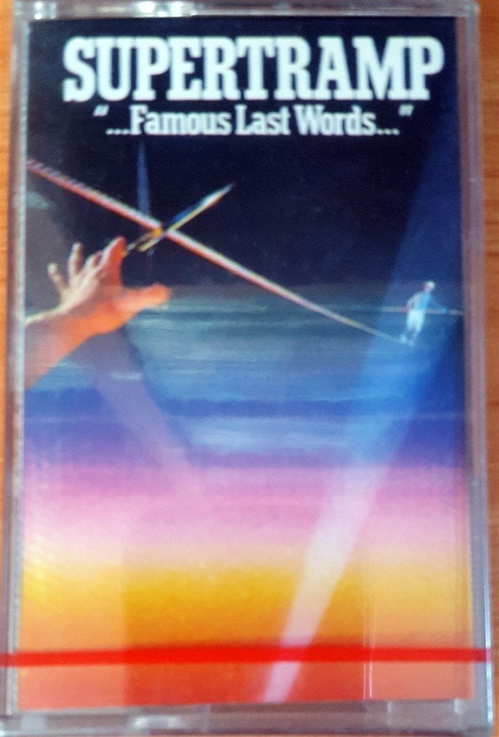 SUPERTRAMP - FAMOUS LAST WORDS (1989) TOPKAPI CASSETTE MADE IN TURKEY ''NEW'' PAPER LABEL