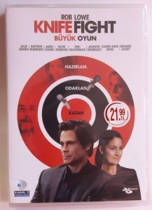 BÜYÜK OYUN - KNIFE FIGHT - ROB LOWE - DVD SIFIR