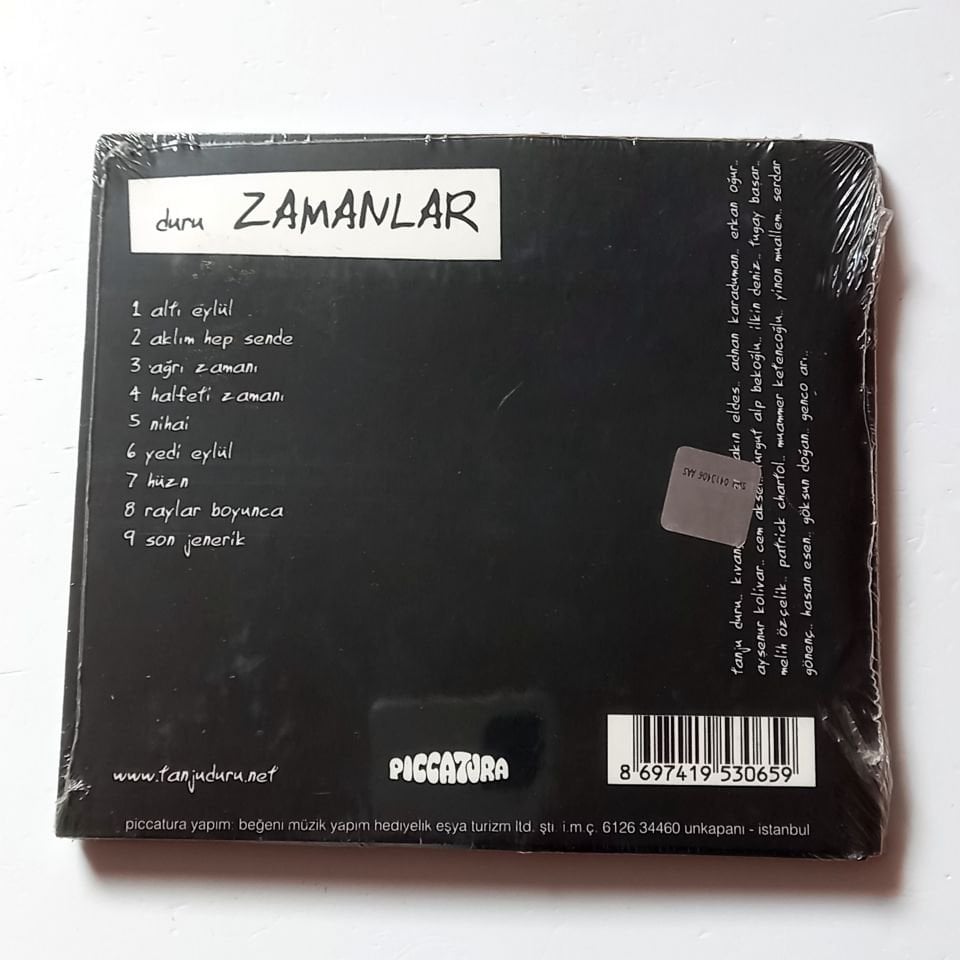 TANJU DURU - DURU ZAMANLAR (2007) - CD  DIGIPAK SIFIR