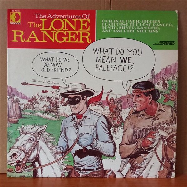 THE ADVENTURES OF THE LONE RANGER / GEO. W. TRENDLE (1969) - LP 2.EL PLAK