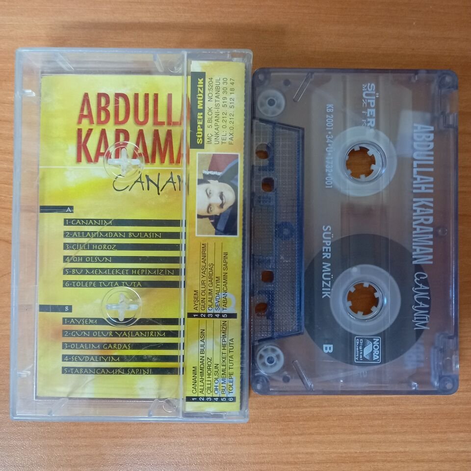 ABDULLAH KARAMAN - CANANIM (2001) - KASET 2.EL