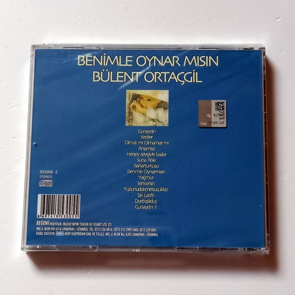 BÜLENT ORTAÇGİL - BENİMLE OYNAR MISIN (1974) - CD SIFIR