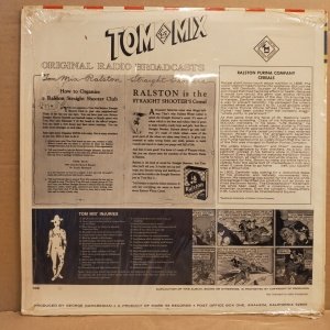 ADVENTURES OF TOM MIX - RADIOPLAY / PRESENTED BY RALSTON PURINA (1973) - LP 2.EL PLAK