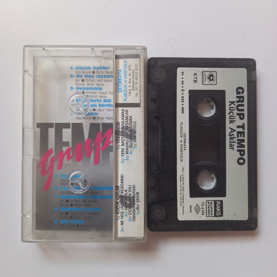 GRUP TEMPO - KÜÇÜK AŞKLAR (1991) - KASET 2.EL