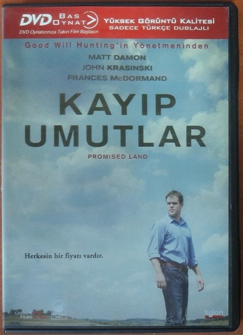 KAYIP UMUTLAR - PROMISED LAND - MATT DAMON - BAS OYNAT DVD 2.EL