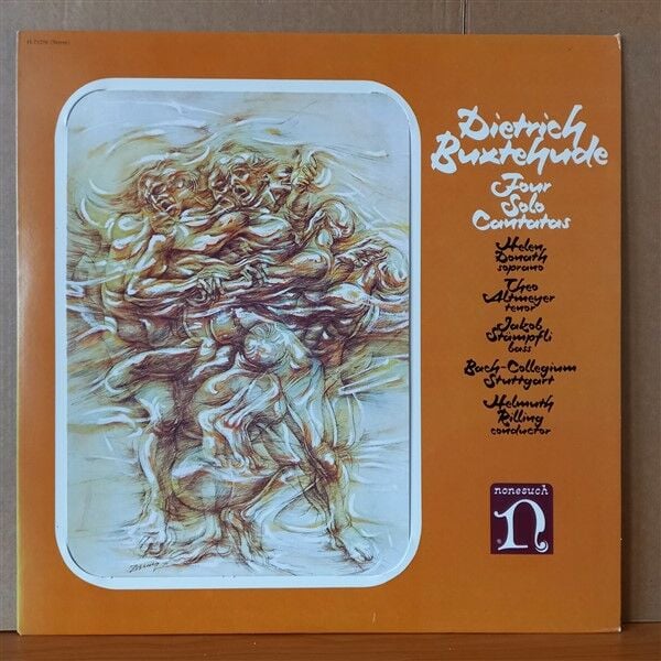 DIETRICH BUXTEHUDE: FOUR SOLO CANTATAS / HELEN DONATH, THEO ALTMEYER, JAKOB STAMPFLI, BACHCOLLEGIUM STUTTGART (1971) - LP 2.EL PLAK
