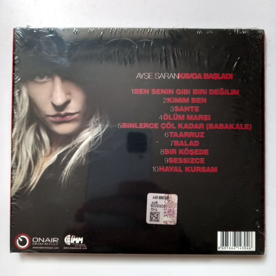 AYŞE SARAN – KAVGA BAŞLADI (2014) - CD SIFIR