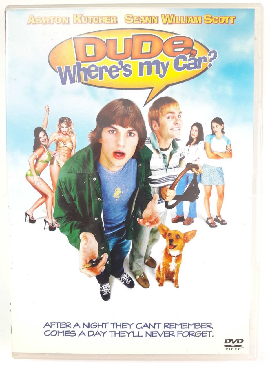 DUDE, WHERE'S MY CAR? - ASHTON KUTCHER - SEANN WILLIAM SCOTT - DVD 2.EL