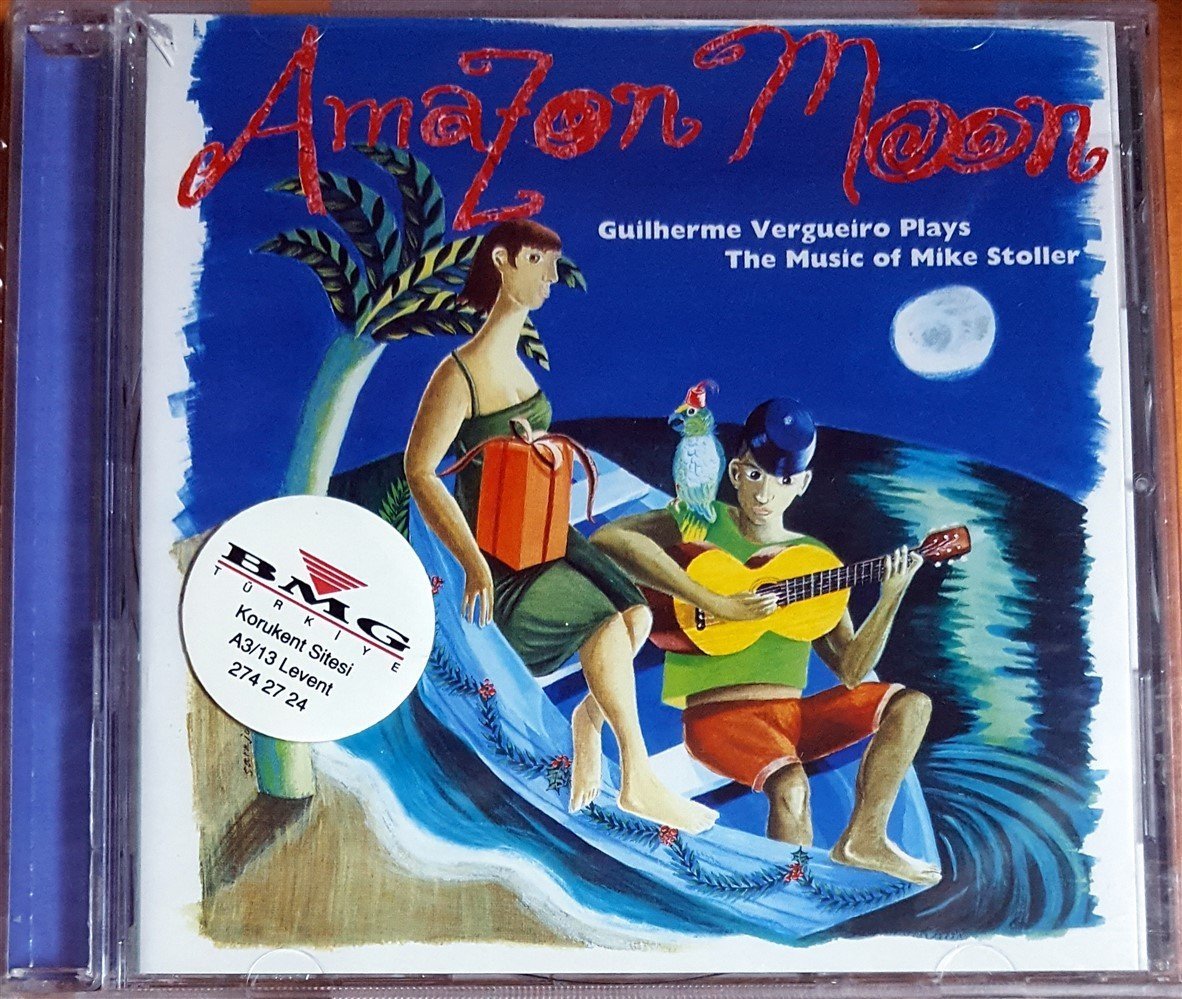 AMAZON MOON / GUILHERME VERGUIERO PLAYS THE MUSIC OF MIKE STOLLER (1998) WINDHAM HILL CD SIFIR
