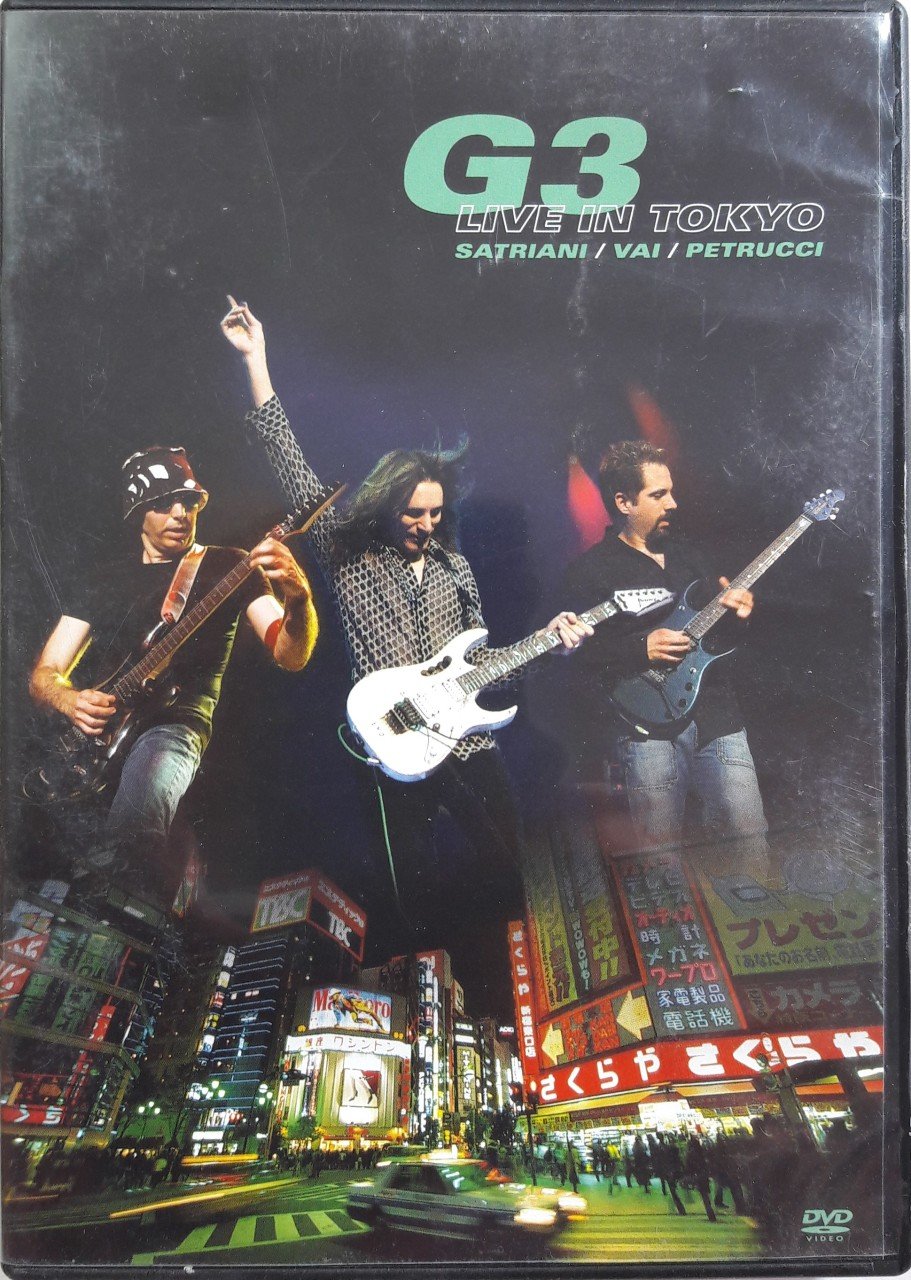 G3 - LIVE IN TOKYO (2005) - JOE SATRIANI, STEVE VAI, JOHN PETRUCCI - DVD 2.EL