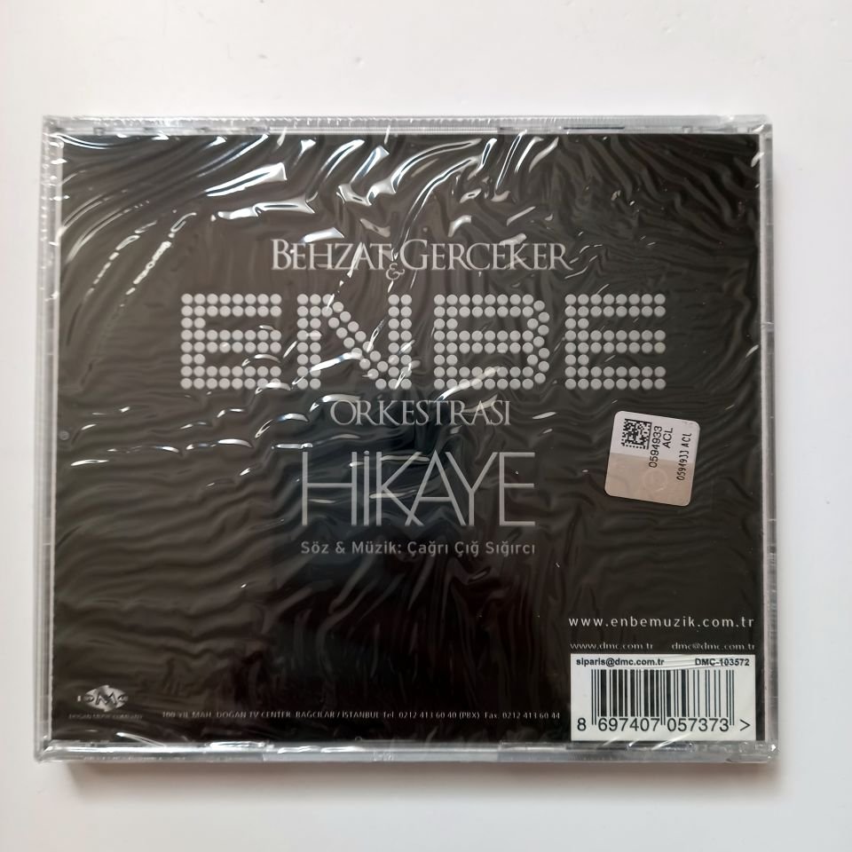 BEHZAT GERÇEKER & ENBE ORKESTRASI – HİKAYE (2013) - CD SINGLE SIFIR