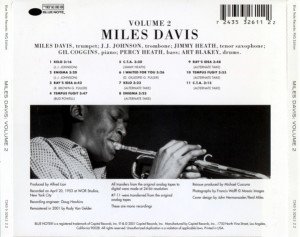 MILES DAVIS - VOLUME 2 (1956) - BLUE NOTE CD SIFIR