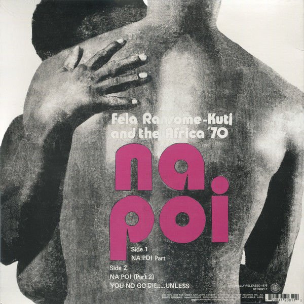 FELA RANSOME KUTI & AFRICA 70 - NA POI (1976) - LP 2015 EDITION AFROBEAT FUNK JAZZ SIFIR PLAK
