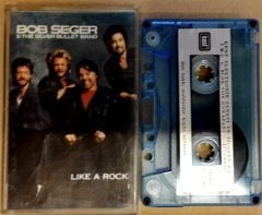 BOB SEGER - LIKE A ROCK CASSETTE 1986 PAPER LABEL MADE IN TURKEY ''USED''