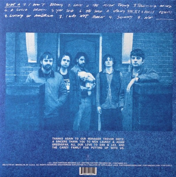 FONTAINES D.C. – A HERO'S DEATH (2020) - LP SIFIR PLAK
