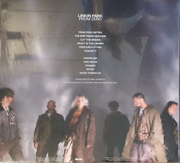 LINKIN PARK - FROM ZERO (2024) - LP TRANSPARENT PETROL SIFIR PLAK