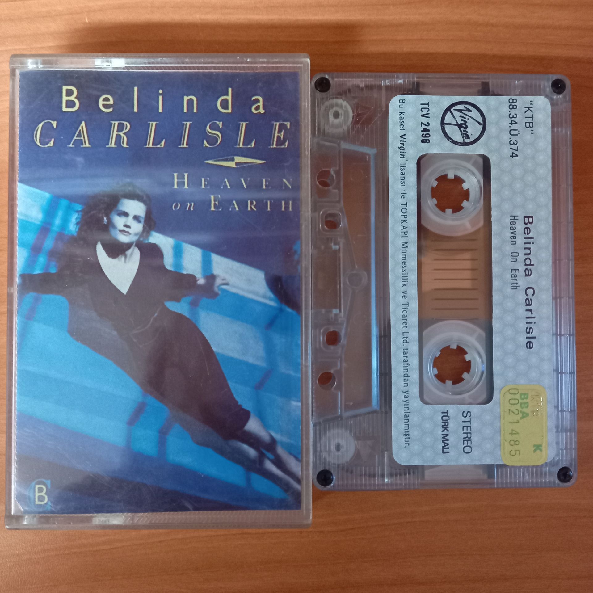 BELINDA CARLISLE - HEAVEN ON EARTH (1988) - KASET 2.EL