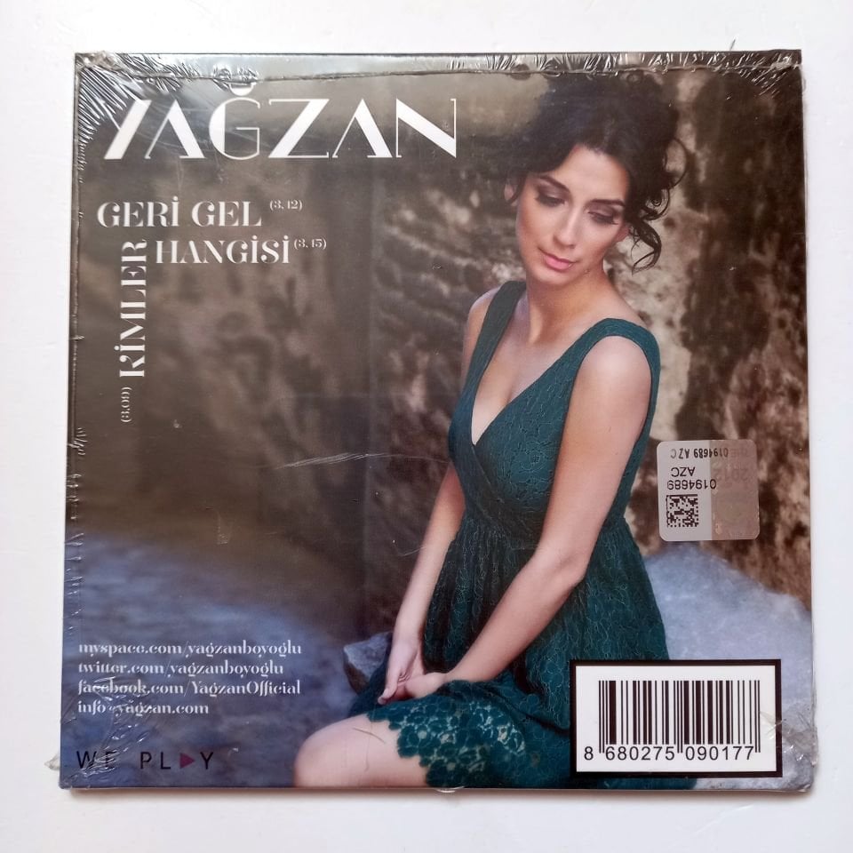 YAĞZAN – GERİ GEL (2012) - CD MAXI SINGLE SIFIR