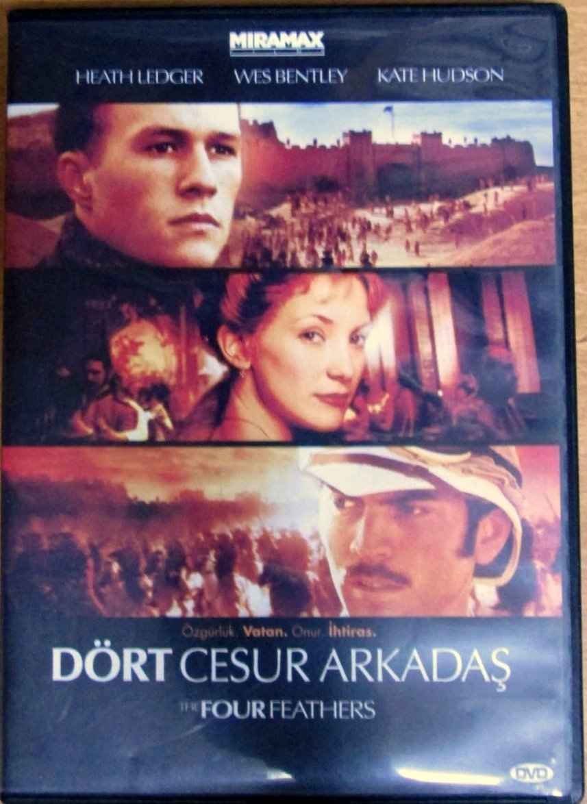 DÖRT CESUR ARKADAŞ - THE FOUR FEATHERS - HEATH LEDGER - WES BENTLEY - KATE HUDSON - DVD 2.EL