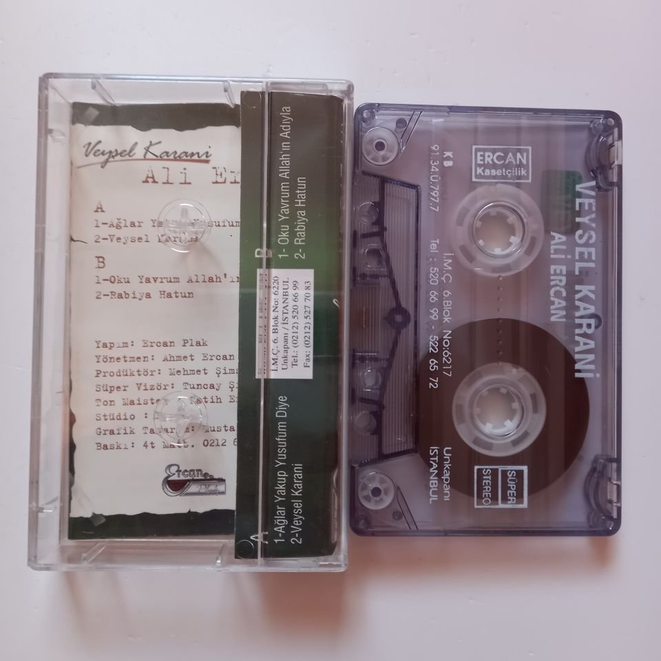 ALİ ERCAN - VEYSEL KARANİ (1991) - KASET 2.EL