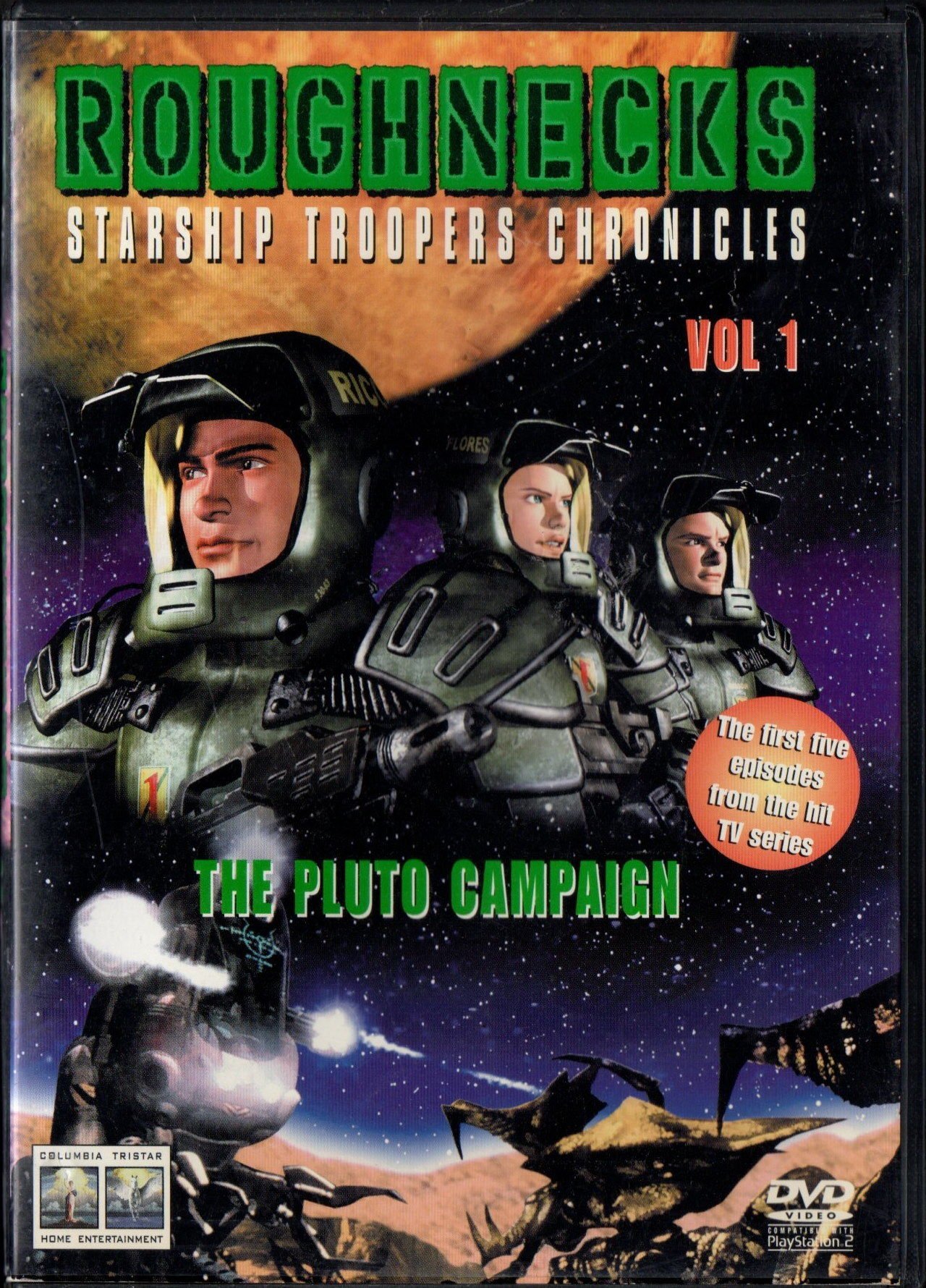 ROUGHNECKS - STARSHIP TROOPERS CHRONICLES VOL 1 THE PLUTO CAMPAIGN - DVD ANİMASYON 2.EL