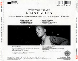 GRANT GREEN – STREET OF DREAMS (1966) - BLUE NOTE CD SIFIR