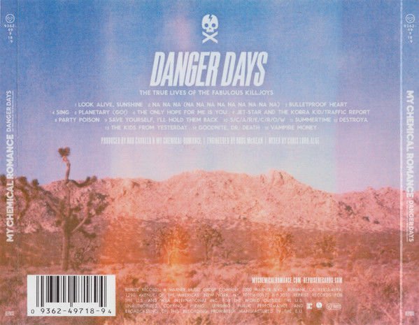 MY CHEMICAL ROMANCE - DANGER DAYS / THE TRUE LIVES OF THE FABULOUS KILLJOYS (2010) - CD SIFIR