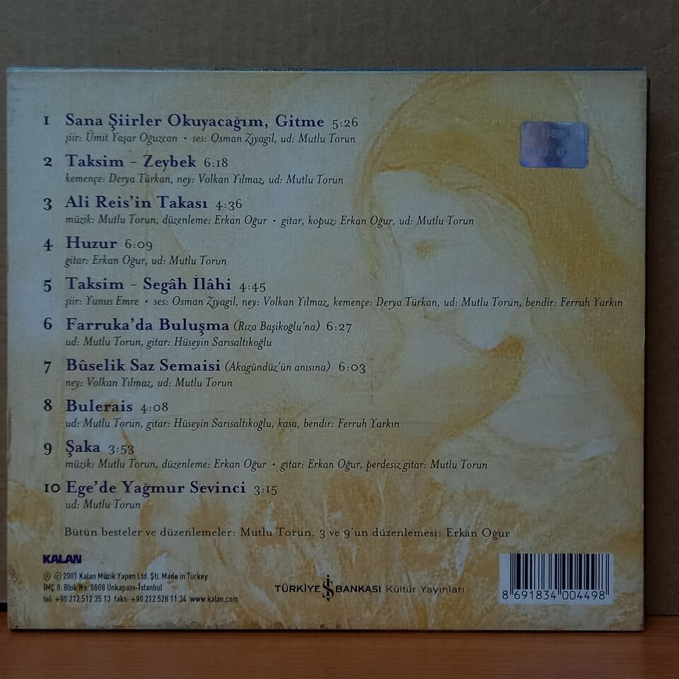MUTLU TORUN - BULUŞMALAR (2001) - CD 2.EL
