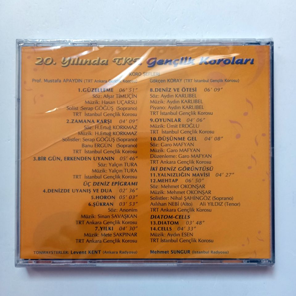 20. YILINDA TRT GENÇLİK KOROLARI / TRT ANKARA & İSTANBUL GENÇLİK KOROLARI - CD SIFIR