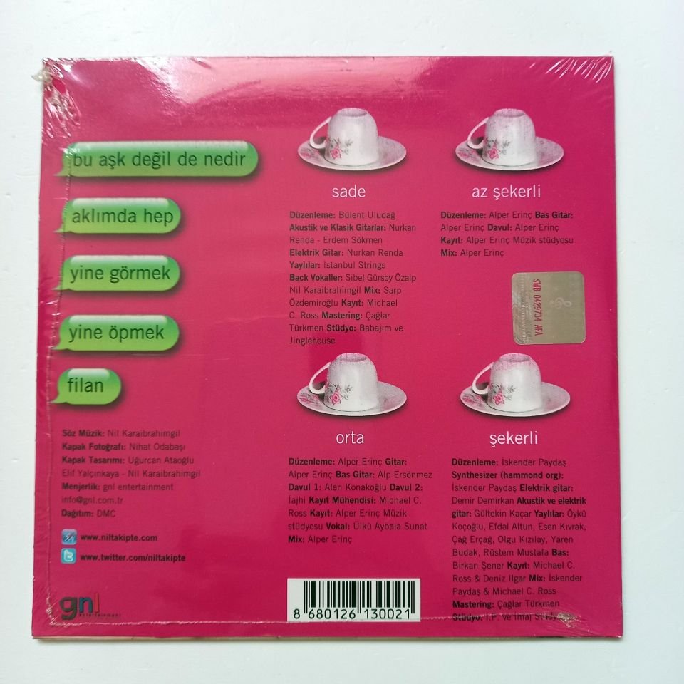 NİL KARAİBRAHİMGİL – HAKKINDA HER ŞEYİ DUYMAK İSTİYORUM (2011) - CD MAXI SINGLE SIFIR