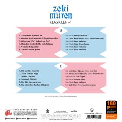 ZEKİ MÜREN - KLASİKLER 4 - LP PLAK SIFIR