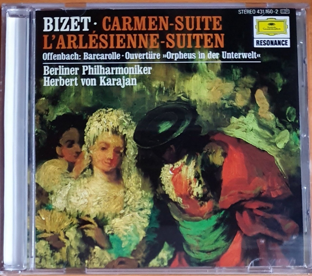 BIZET: CARMEN-SUITE / L'ARLESIENNE-SUTIEN U.A. / BERLINER PHILHARMONIKER, KARAJAN (1991) - CD RESONANCE 2.EL