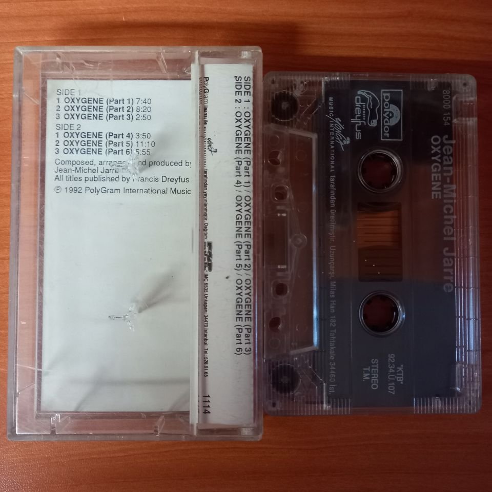 JEAN MICHEL JARRE - OXYGENE (1992) - KASET 2.EL