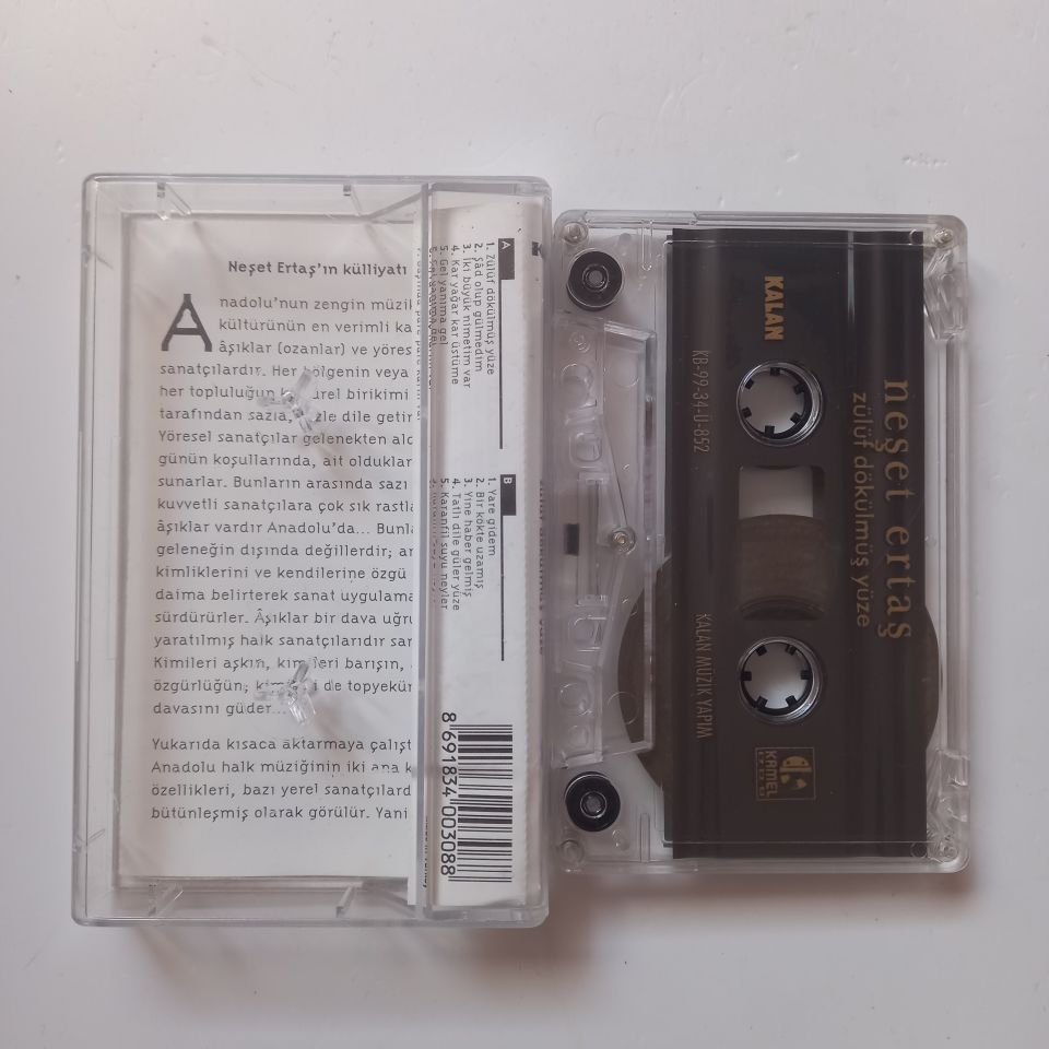 NEŞET ERTAŞ - ZÜLÜF DÖKÜLMÜŞ YÜZE (1999) - KASET 2.EL